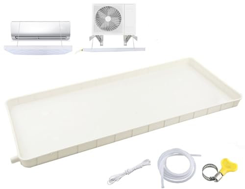 DJJYCTNM Vaschetta Condensa Condizionatore, Raccogli Condensa per Unità Esterne Condizionatori, Perfetto per Condizionatore D'aria Split per Interni/esterni ( Color : 81.5*33cm/32*13in , Size : 500cm