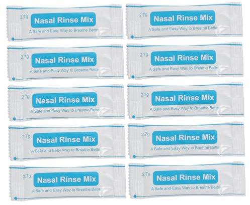 Anneome 80stücke Pack Nasensalz-päckchen Für Sanfte Nasenreinigung Individuell Verpackt Für Erwachsene Und Nasenreizungen Und Wunden Praktisch Für Unterwegs
