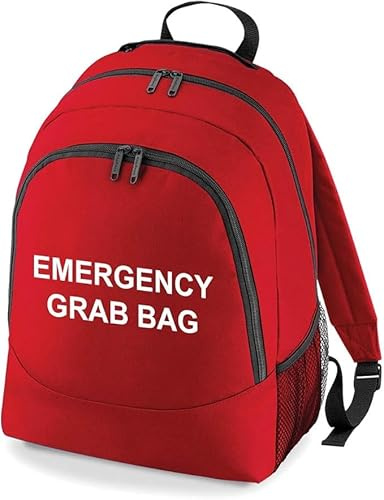 Emergency Grab Bag Backpack Rucksack For Home, Work, Office and School