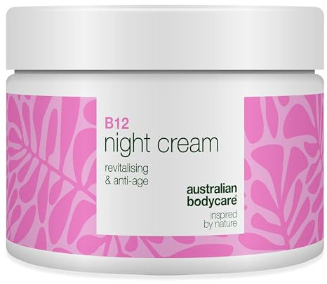 Nachtcreme mit Vitamin B12 – Für reife Haut mit Falten und ungleichmäßigem Hautton – Mit Vitamin B12, Bakuchiol, Niacinamid und Antioxidantien