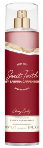Sabrina Carpenter Sweet Tooth Women's Perfumed Body Water Various Fragrances 236 ml (Cherry Baby)