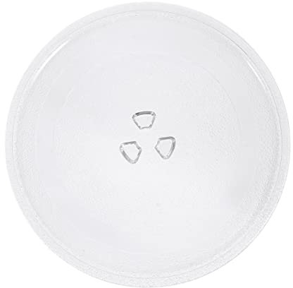 VERDANVERSE Plato de Vidrio para Microondas de Resistente y de Instalar Compatible con Hornos de Microondas Y Type para Uso Seguro Cocina
