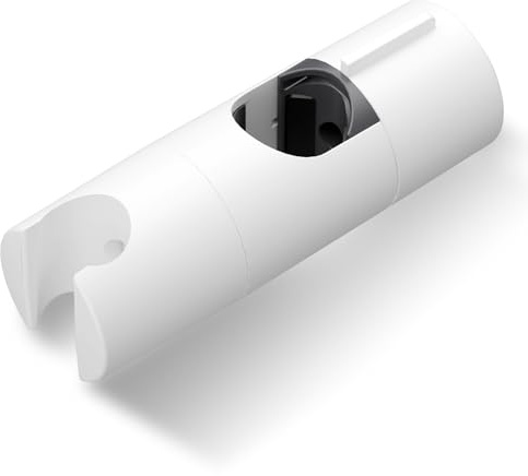 OFFO Handbrause Halterung, Verstellbar Duschstange Durchmesser, Duschkopfhalterung für Konus 20-23mm, ABS Kunststoff, Universal Duschkopf Halterungen, Duschhalterung, Weiß | Universelle Duschhalterung für flexible Konusmutter 20-23 mm, höhenverstellbar, stabile Befestigung, einfache Installation