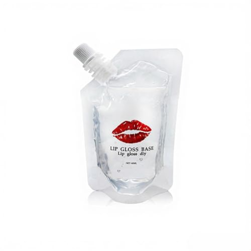 Klarer Lipgloss-Basis für DIY-Lipgloss Hydratisierte befeuchtete Lippen Duftfrei Natürliche Formel Glatte Konsistenz Geruchsneutral Farblos Sicher alle Hauttypen Einfach aufzutragen Komfortabel zu ver