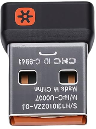 Dpofirs USB Unifying Receiver, 2.4 GHz Wireless USB Dongle, Dual Computer Connectivity with 10M Range, for MK235 MK245 MK270 MK275 MK295 MK315 MK345