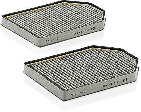 MANN-FILTER CUK 2949-2 Cabin Air Filter - Pollen Filter with Activated Carbon - (set of 2) for Cars + Transporters