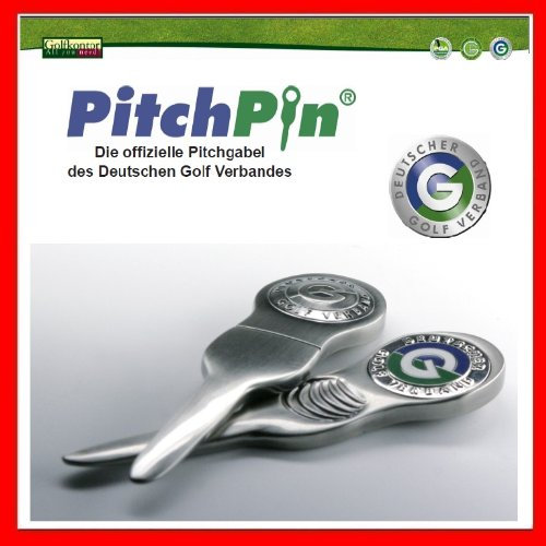 GHG Golfkontor Handels GmbH PitchPin - Pitchgabel Ballmarker vom DGV - EIN tolles Geschenk füf den Golfer