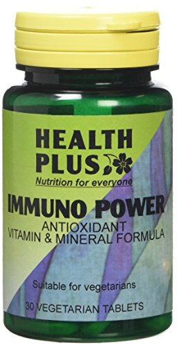 Health Plus Immuno Power : One-a-Day Multivitamin Antioxidant Supplement : 30 Tablets, in a Planet-Friendly 99% Recycled Pot