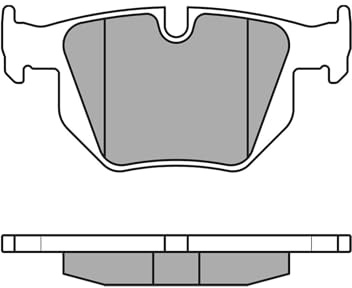 Meyle 025 212 8217 Bremsbelagsatz, Scheibenbremse | Kompatibel mit: BMW X5, X5, X6, X6