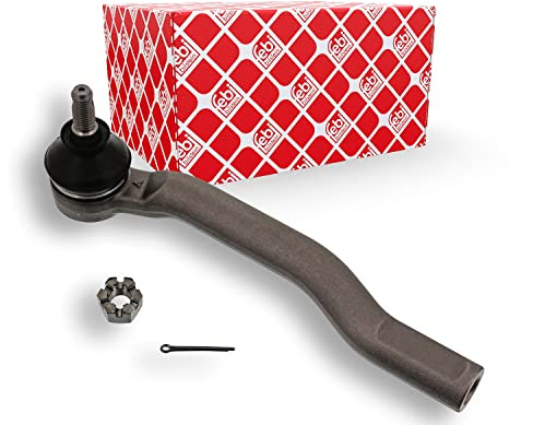 febi bilstein 42739 Spurstangenendstück mit Kronenmutter und Splint, 1 Stück | Kompatibel mit: NISSAN CUBE, NV200 / EVALIA Bus, NV200 Kasten, TIIDA Schrägheck, TIIDA Stufenheck