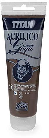 ACRÍLICO GOYA ESTUDIO TIERRA SOMBRA NATURAL 125 ML Nº 74