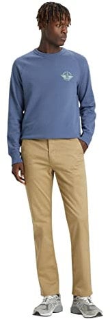 Dockers Men's, ALPHA ORIGINAL KHAKI Pants, New British Khaki, 32W / 34L