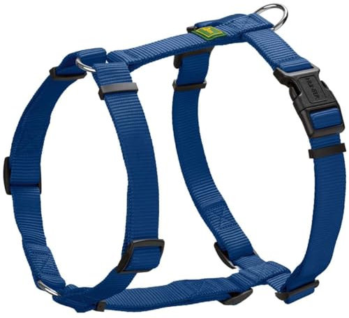 HUNTER VARIO RAPID Geschirr für Hunde aus Nylon, 5-fach verstellbar, weich, robust, L, marine