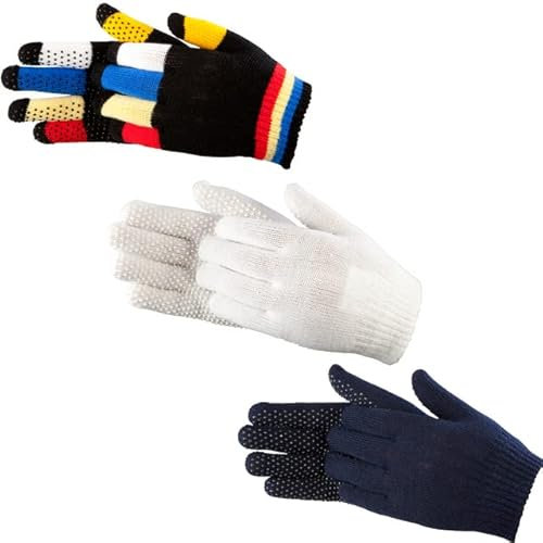 PFIFF 011278 - Guanti da equitazione, taglia unica, colore: Bianco