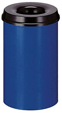 V-Part Selbstlöschender Papierkorb aus Metall, 20 L