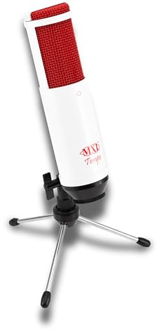 MXL Tempo-WR USB 2.0 Powered Condenser Microphone - White/Red