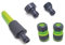 Kit raccords eau et lance 5 pièces en plastique Axel