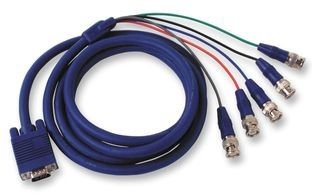 Tk9 K – Cable SVGA a 5 X BNC Tipo de conector A: d-subminiature H/D conector VGA 15 way Tipo de conector B: conector BNC x 5 Longitud del Cable: 2 m nº de polos: 4