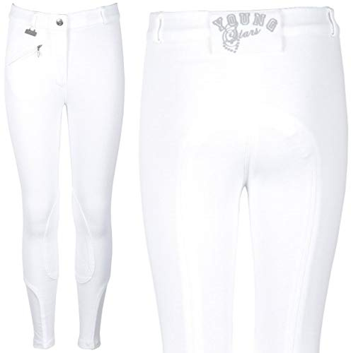 Harry's Horse Youngrider - Pantalones de equitación para niños, Color Blanco, 164