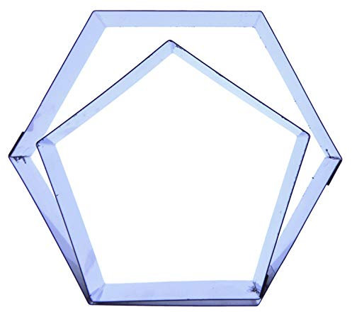 Football Cake Cutter Set (Hexagon and Pentagon) to Cover Spherical Ball Cake 6
