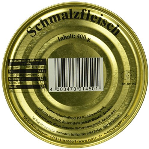 Eifeler Schmalzfleisch, 12er Pack (12 x 400 g)