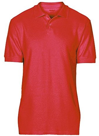 Gildan Softstyle men's short-sleeved double pique polo shirt.