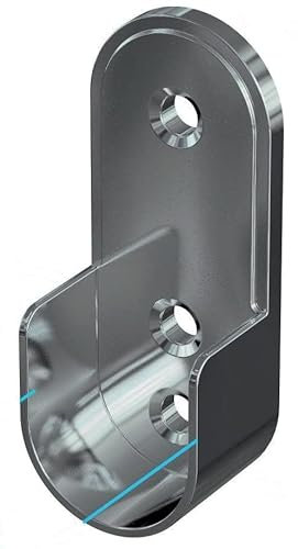 Pickardt & Gerlach Schrankrohrlager oval 30x15mm vern.