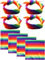 Rainbow Bandanas Gay Pride LGBTQ Bandana Stirnband Unisex Schal für Festivals Party Feier und Alltag - -