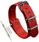 MZBUTIQ 14mm Rot Nylon Strap Uhrenarmband Watch Belt für Herren Damen Polished Schnalle
