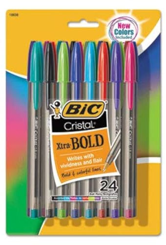 BIC CRISTAL XTRA BOLD PK OF 24