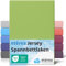 etérea Jersey Spannbettlaken 100x200cm - 120x200cm Jade bis 25 cm Höhe - 100% Baumwolle Spannbetttuch Oekotex - Bed Sheets Leintuch Bettbezug - Bettlaken 100x200 cm - 120x200 cm - Grün