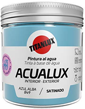 Titanlux - Acualux Satinado 75 ml (849 Azul Alba)