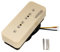 Wilkinson M-Serie Gestapelt Keramik P90 Soapbar Single Coil Sized Humbucker Tonabnehmer Steg Pickup für SG/LP E-Gitarre, Crème