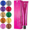 Coloring Shampoo - Färbung für Haare für permanente Haarfarbe - Pflegende Intensivtönung mit Glanz-Reflex-Balsam, Casting Crème Gloss Haarfarbe für Karneval, Party, Weihnachten Halloween (Grau)