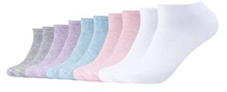 s.Oliver Unisex Sneakersocken Baumwolle Herren und Damen kurze Socken Vorteilspack 10er Pack 35/38 rosé melange