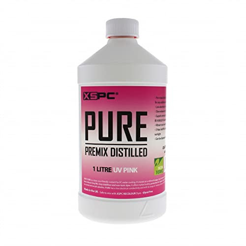 XSPC Pure Coolant, 1 Liter - pink, UV