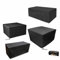 Leju Art Housse de Protection Salon de Jardin XXL 330x260x75cm Noir Housses Tables de Jardin et 2 4 6 8 10 Places Couverture de Meubles Tissu 420D Oxford pour Table et chaises Chaise Patio de Jardin
