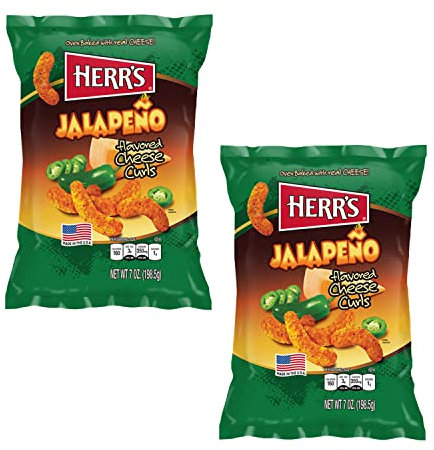 2 x Herr's Jalapeno Cheese Curls | Vorteilspack