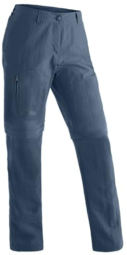 maier sports Nicole, Women's Hiking Pants, Water-Repellent Outdoor Pants for Various Activities, Practical Zip-Off Function, Dryprotec Technology