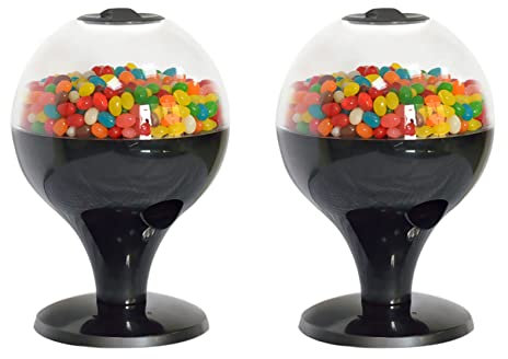 Cusstally 2X Distributore di Caramelle di Nozze Automatico Sensore ABS Vintage Gumball Mini , Bambini Bel