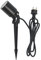 VBLED®Werios Gartenstrahler Gartenspot schwarz inkl. 1.6 Meter Kabel und Stecker IP65 GU10 Fassung ohne Leuchtmittel