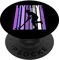 Retro Live Love Field Hockey Geburtstag Silhouette bunt PopSockets mit austauschbarem PopGrip