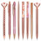 TIESOME 8pcs Rose Gold Ballpoint Pen Set, 1.0mm Liquid Sand Glitter Metal Crystal Diamond Pen Black Ink Smooth Writing Pens Gifts for School Office Desk Supplies