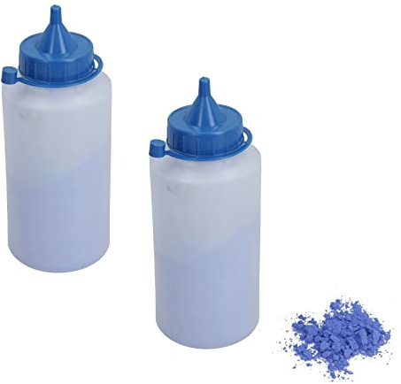 AB Tools 2 x Blue Brick Laying Marking Visible Straight Line Chalk Builders Refill 8oz 236G