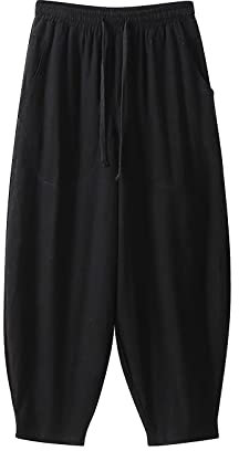 CEWIFO Pantaloni da Lavoro Uomo XXL Completo Uomo Giacca e Pantalone Pantaloncini Cargo Uomo uomogiacca e Pantalone Eleganti Pantalone Tuta Uomo Cotone Rosso Pantaloni da Uomo Harem Nero 6XL