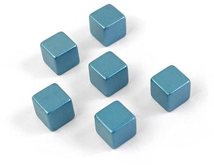 Trendform Superstrong Magnets CUBE MEDIUM, 6er Set, blau, 8x8x8mm