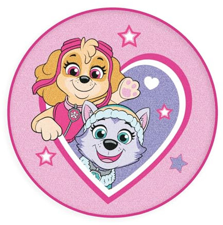 Herding Rundteppich Paw Patrol, Ø 80 cm, Vorderseite: 100% Polyamid