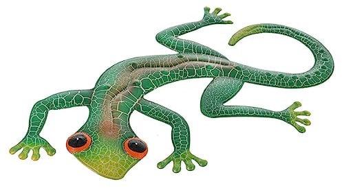 Veemoon Gecko-wanddekoration Wandbehänge Dekoratives Ornament Geckos-wanddekoration Wanddekorationen Zufällige Farben 1 Stück/paket