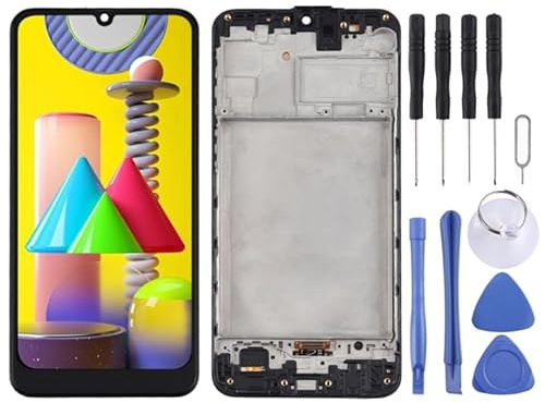 Handy LCD Display TFT LCD Bildschirm für Galaxy M31 / Galaxy M31 Prime Digitizer Full Assembly mit Rahmen Reparatur Teil