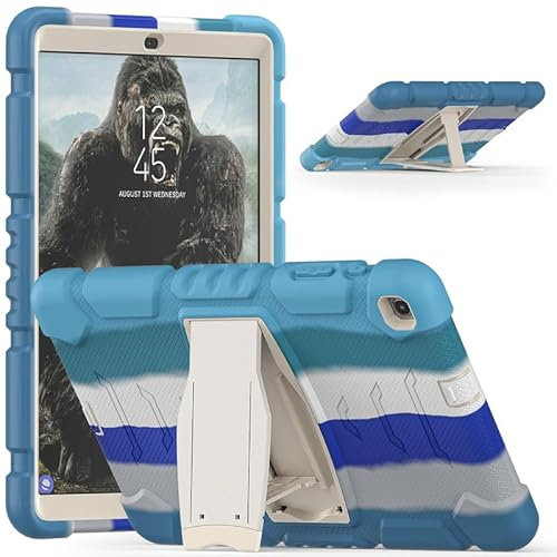 Custodia protettiva per Samsung Galaxy Tab A 10.1 2019 SM T510/T515, resistente e robusta, antiurto, con cavalletto, custodia protettiva per Galaxy Tab A 10.1 2019, colore blu